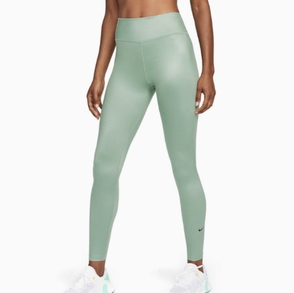 Nike Pants - NIKE Dri-FIT One Shine Midrise LEGGINGS Women's